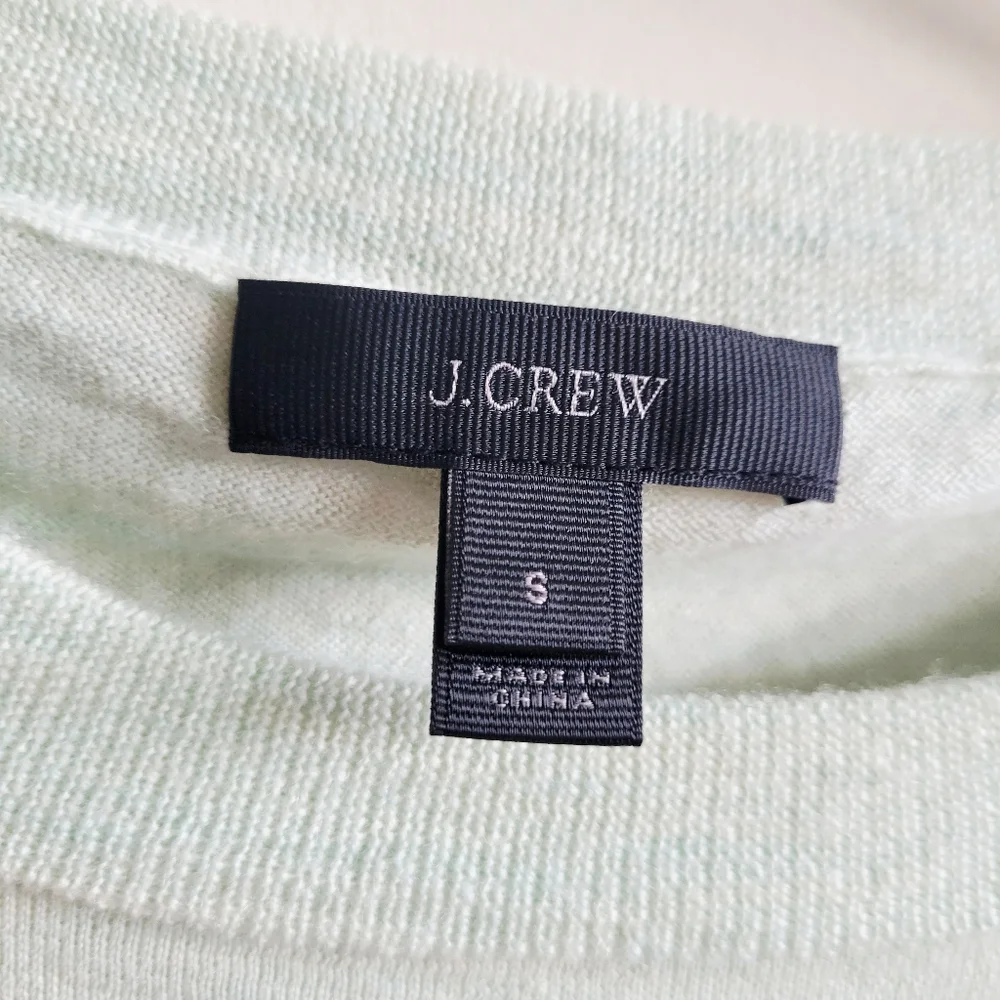 J. Crew Crewneck Sweater In Mint